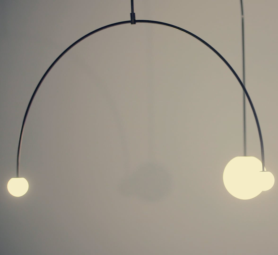 Delira Kroonluchter Zwart Messing Lijndesign