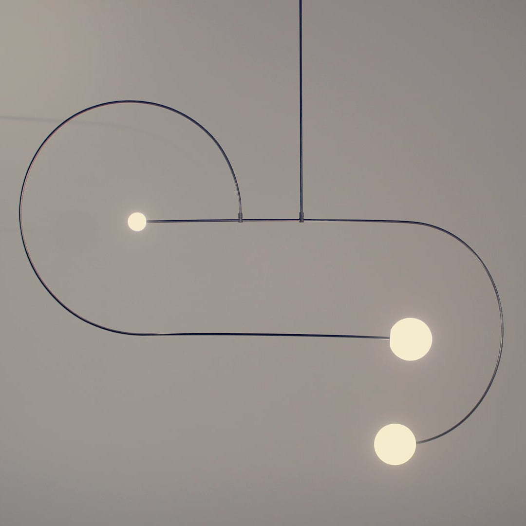 Delira Kroonluchter Zwart Messing Lijndesign