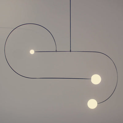 Delira Kroonluchter Zwart Messing Lijndesign