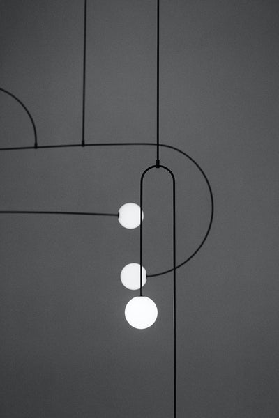 Delira Kroonluchter Zwart Messing Lijndesign
