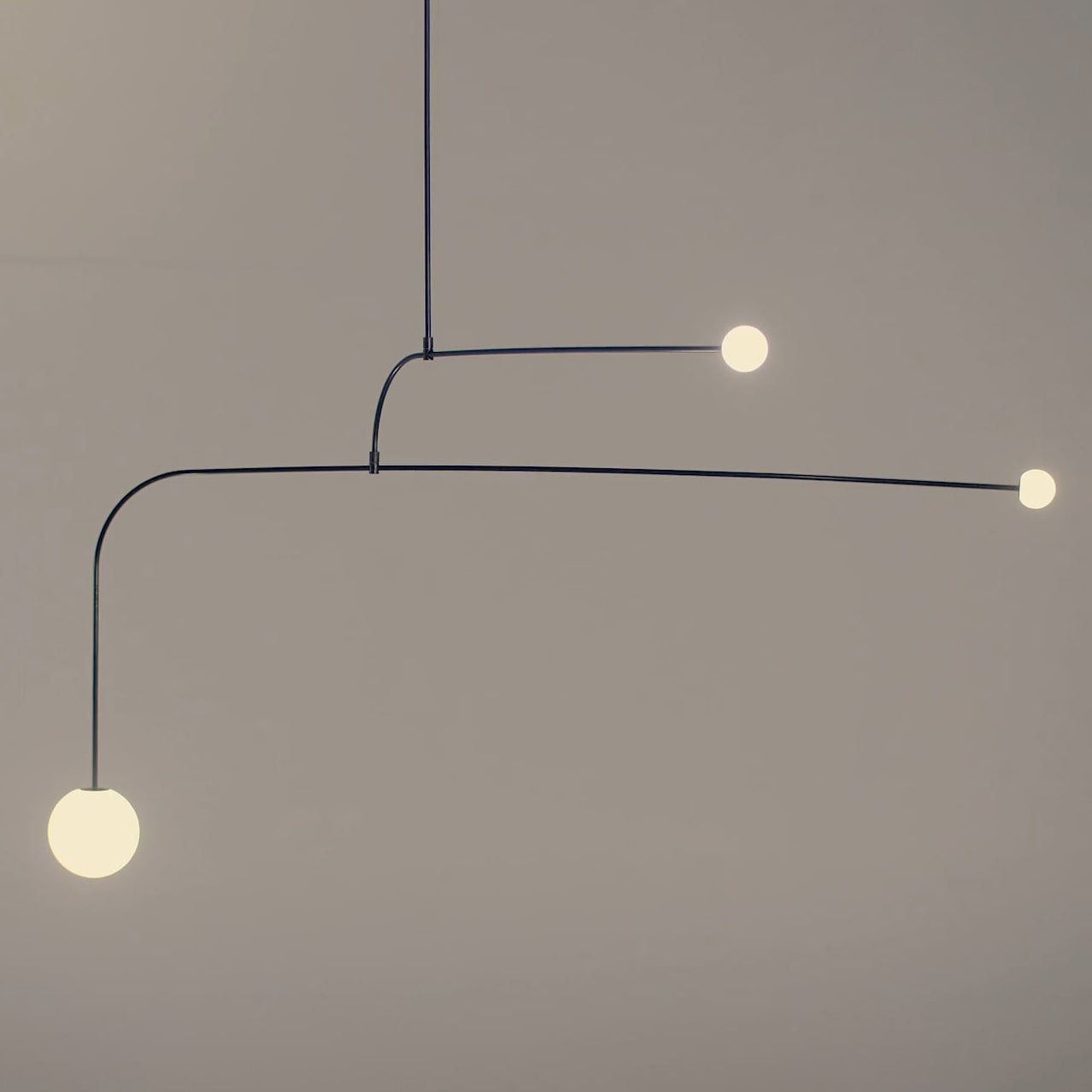 Delira Kroonluchter Zwart Messing Lijndesign