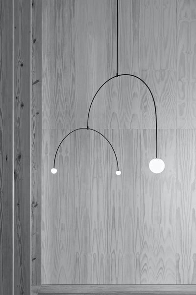 Delira Kroonluchter Zwart Messing Lijndesign