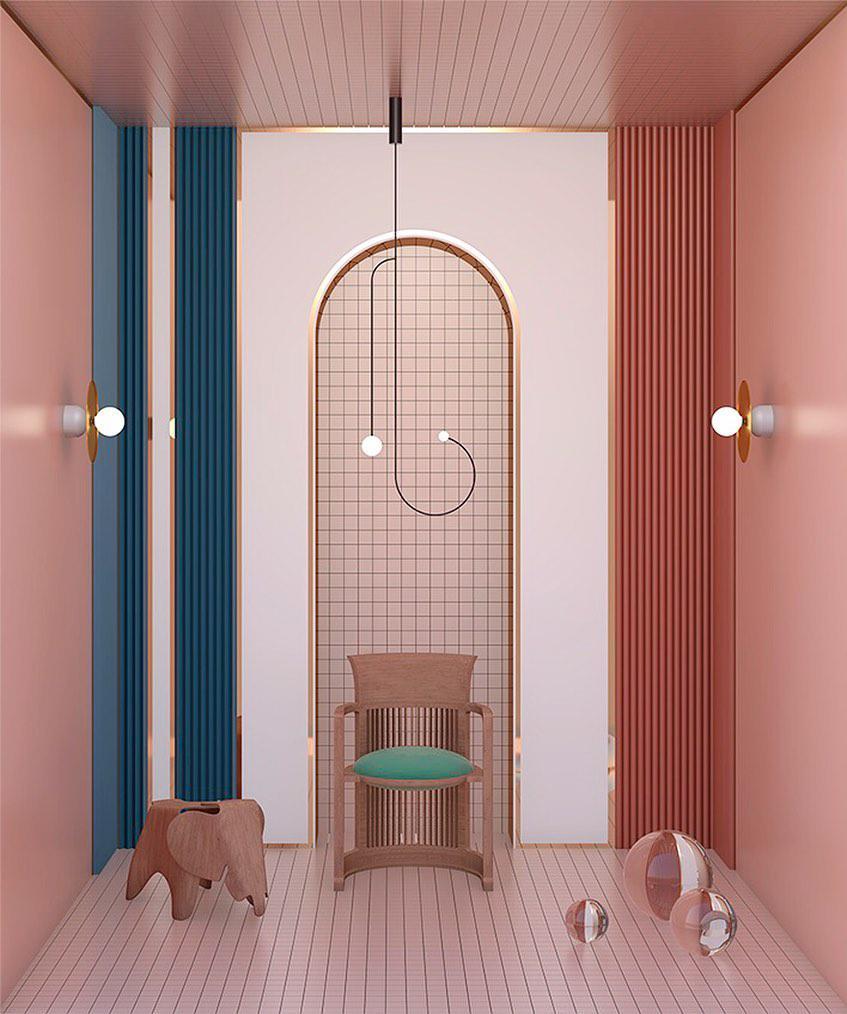 Delira Kroonluchter Zwart Messing Lijndesign