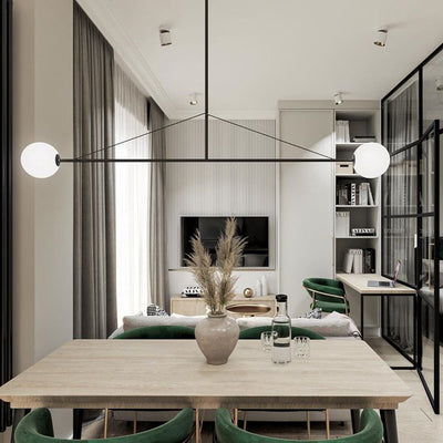 Delira Kroonluchter Zwart Messing Lijndesign