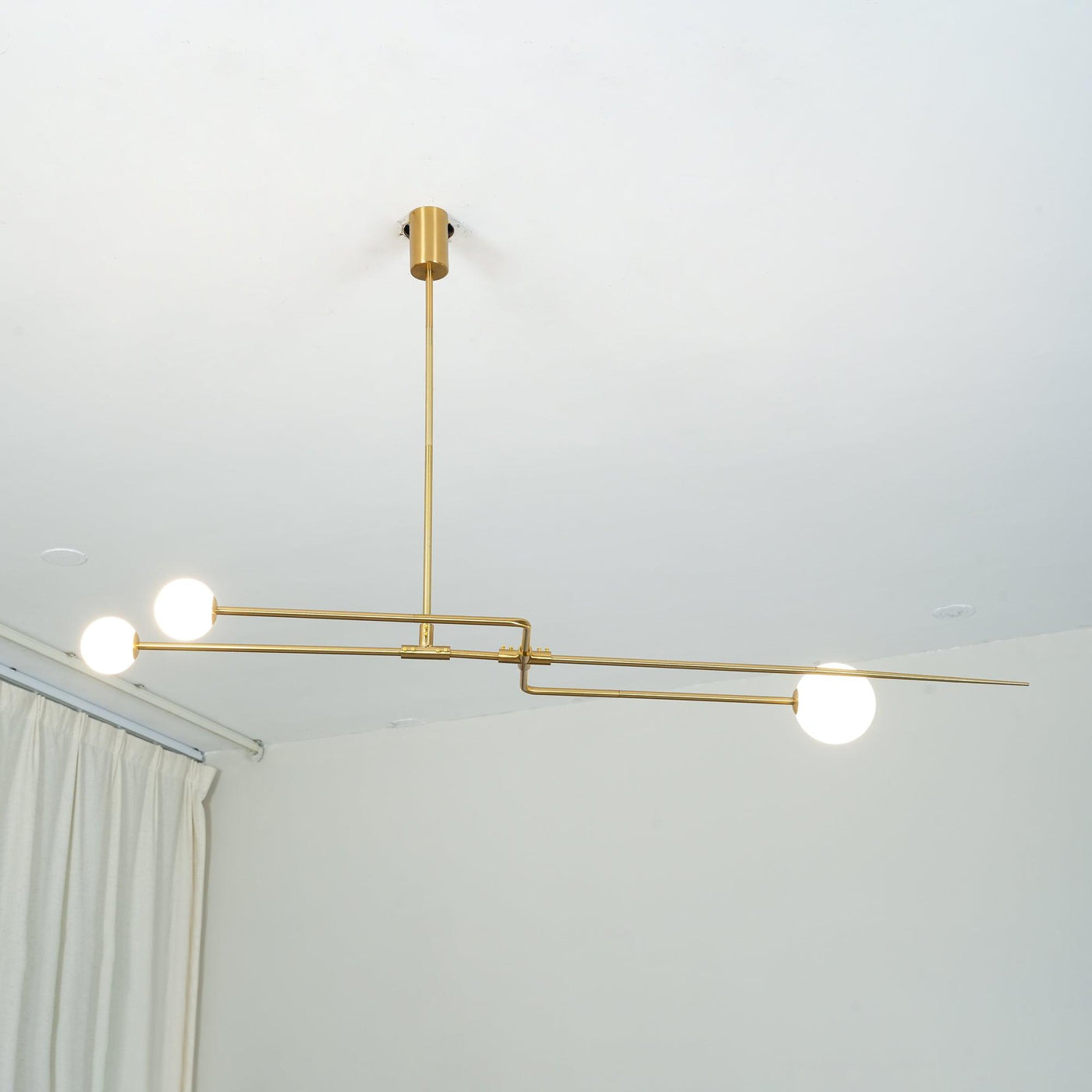 Delira Kroonluchter Zwart Messing Lijndesign