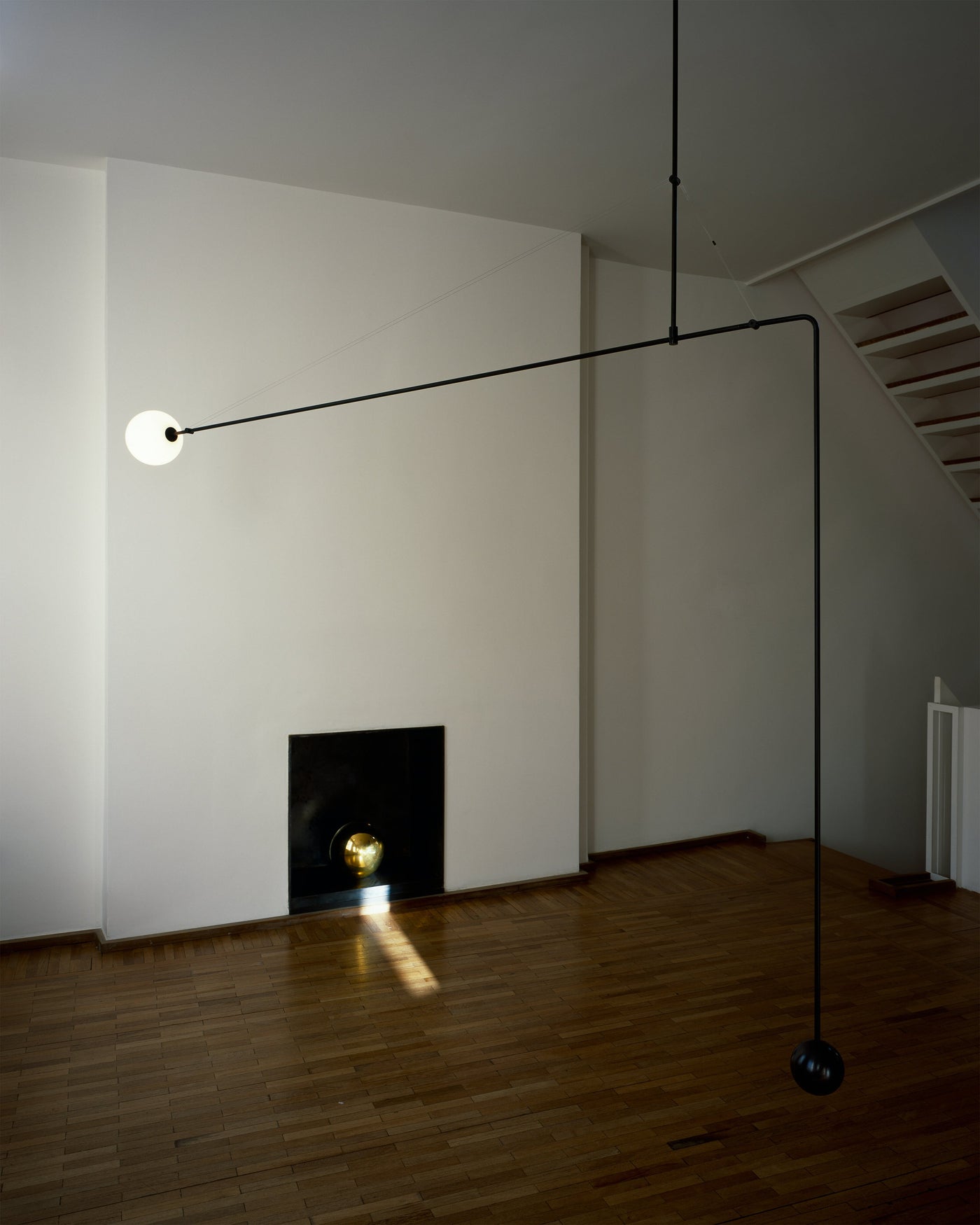 Delira Kroonluchter Zwart Messing Lijndesign