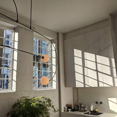 Delira Kroonluchter Zwart Messing Lijndesign
