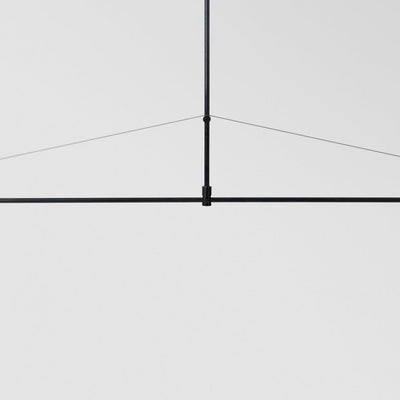 Delira Kroonluchter Zwart Messing Lijndesign