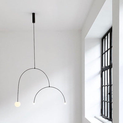 Delira Kroonluchter Zwart Messing Lijndesign