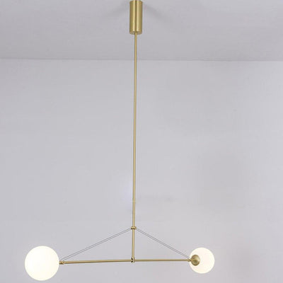 Delira Kroonluchter Zwart Messing Lijndesign