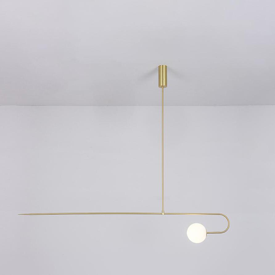 Delira Kroonluchter Zwart Messing Lijndesign