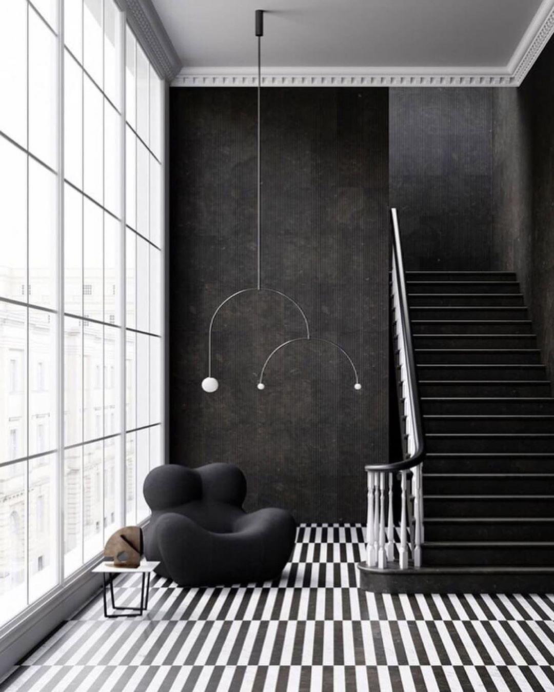 Delira Kroonluchter Zwart Messing Lijndesign