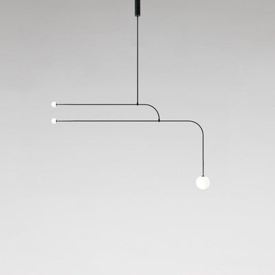 Delira Kroonluchter Zwart Messing Lijndesign