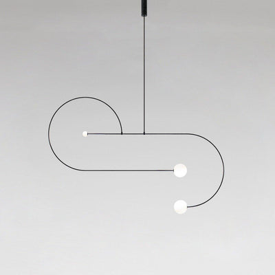Delira Kroonluchter Zwart Messing Lijndesign