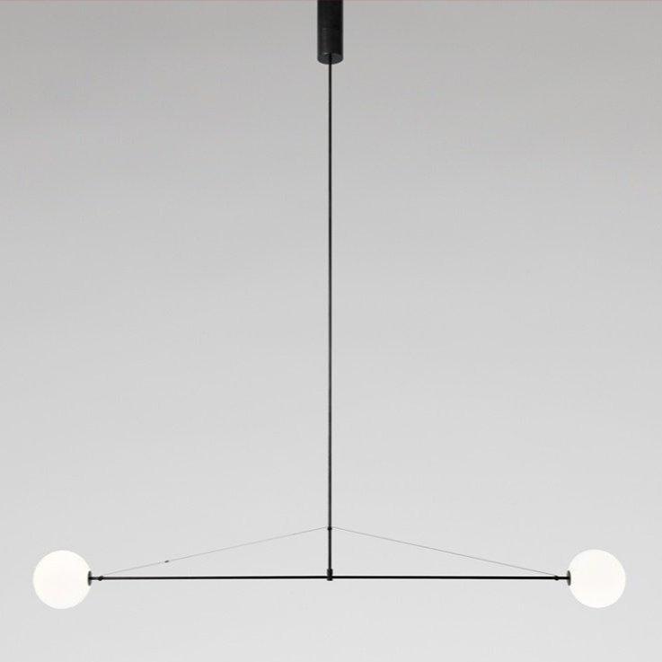 Delira Kroonluchter Zwart Messing Lijndesign