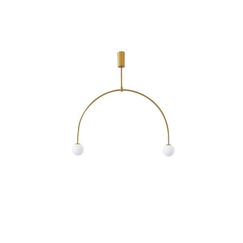 Delira Kroonluchter Zwart Messing Lijndesign