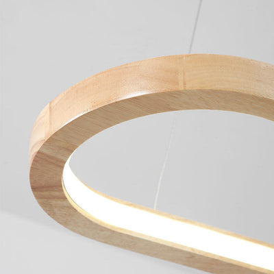 Delira Houten Ovale Hanglamp