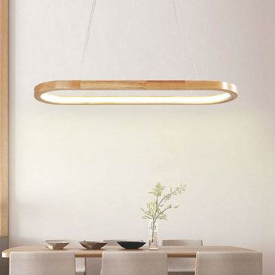 Delira Houten Ovale Hanglamp