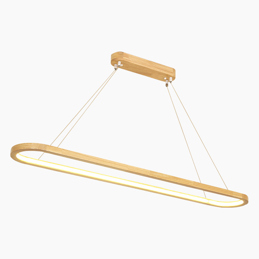 Delira Houten Ovale Hanglamp