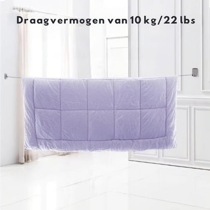 SpaceLine™ - De uitschuifbare waslijn voor maximale ruimte en gemak