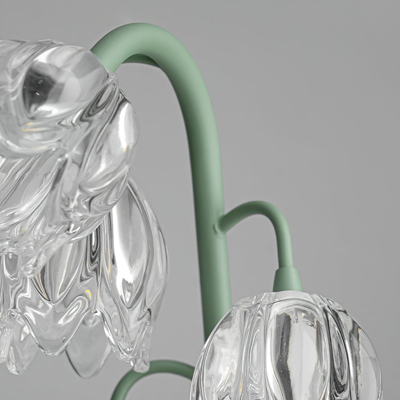 Delira Tafellamp Bloemvorm Glasgroen