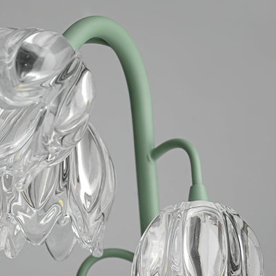Delira Tafellamp Bloemvorm Glasgroen