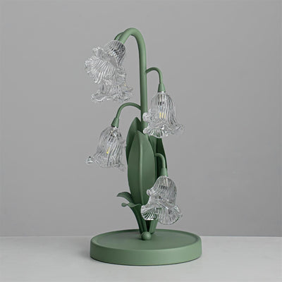 Delira Tafellamp Bloemvorm Glasgroen