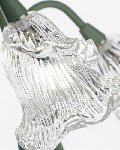 Delira Tafellamp Bloemvorm Glasgroen