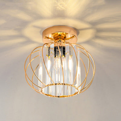 Delira Plafondlamp Glas Zwart Minimalistisch