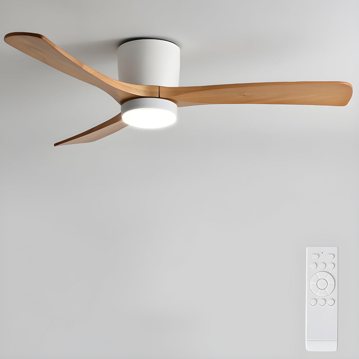 Delira Plafondventilator Licht Houtdesign Stil