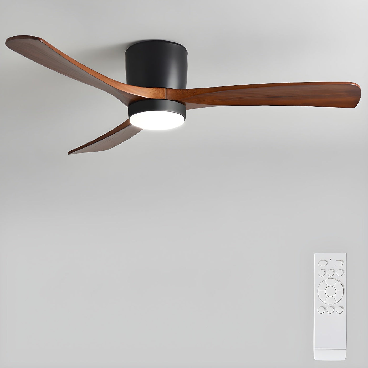 Delira Plafondventilator Licht Houtdesign Stil