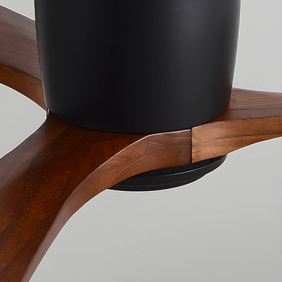 Delira Plafondventilator Licht Houtdesign Stil