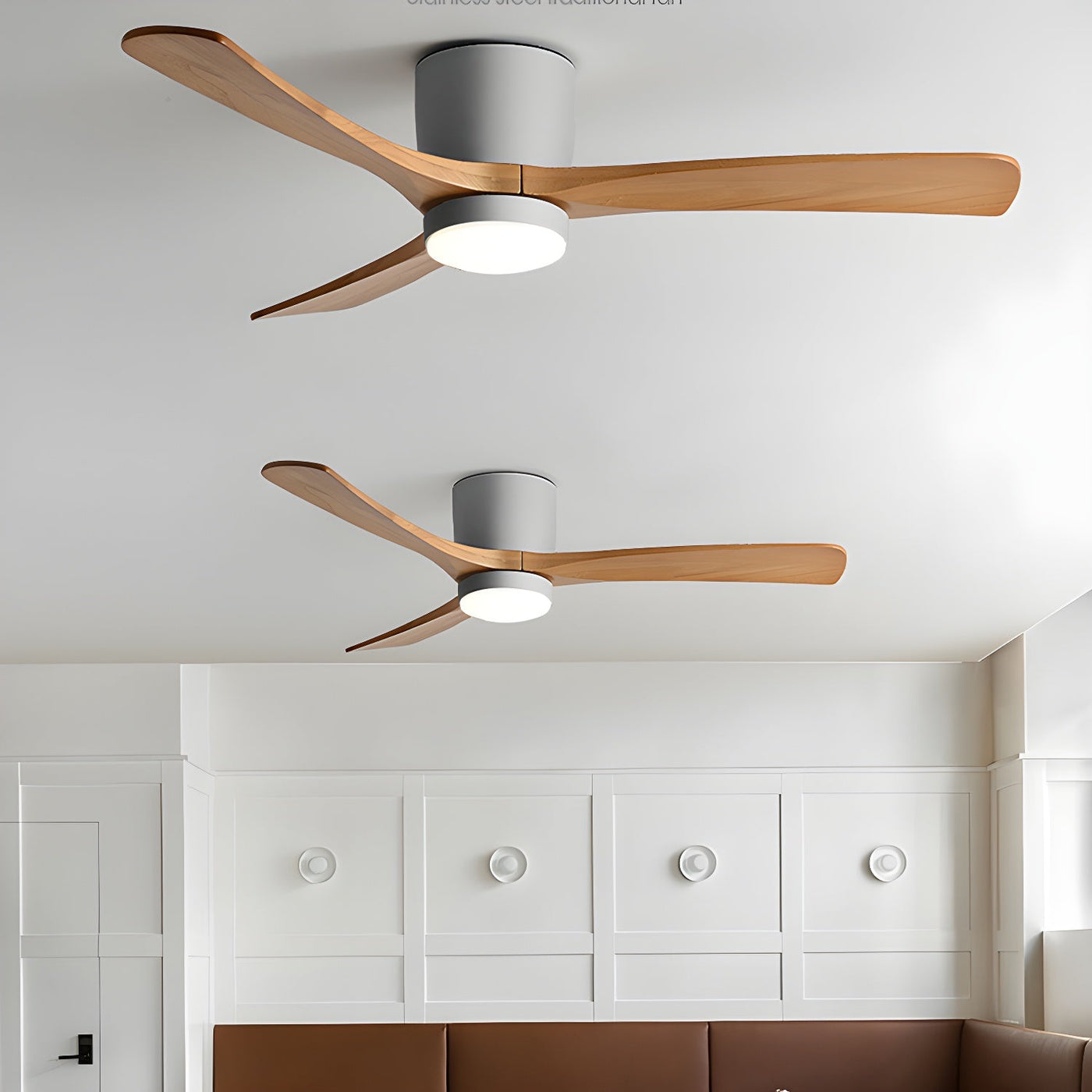 Delira Plafondventilator Licht Houtdesign Stil