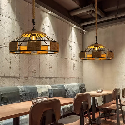 Delira Hanglamp Met Henneptouw