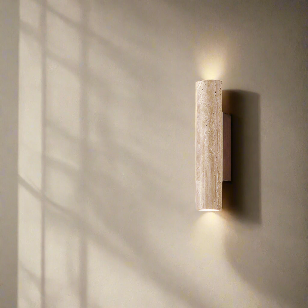 Delira Wandlamp Travertin Eenvoud
