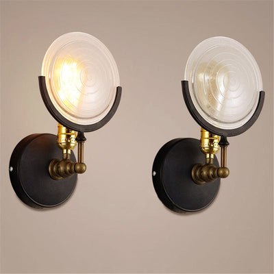 Delira Wandlamp Metaal Glasbol Zwart
