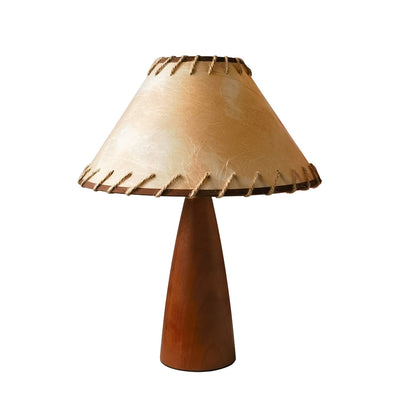 Delira Tafellamp Massief Hout Retro