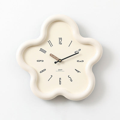 Delira Wandklok Met Bloemendetail