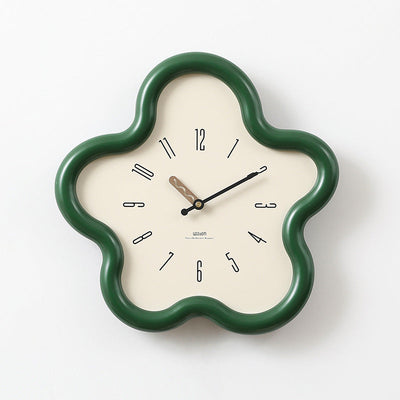 Delira Wandklok Met Bloemendetail