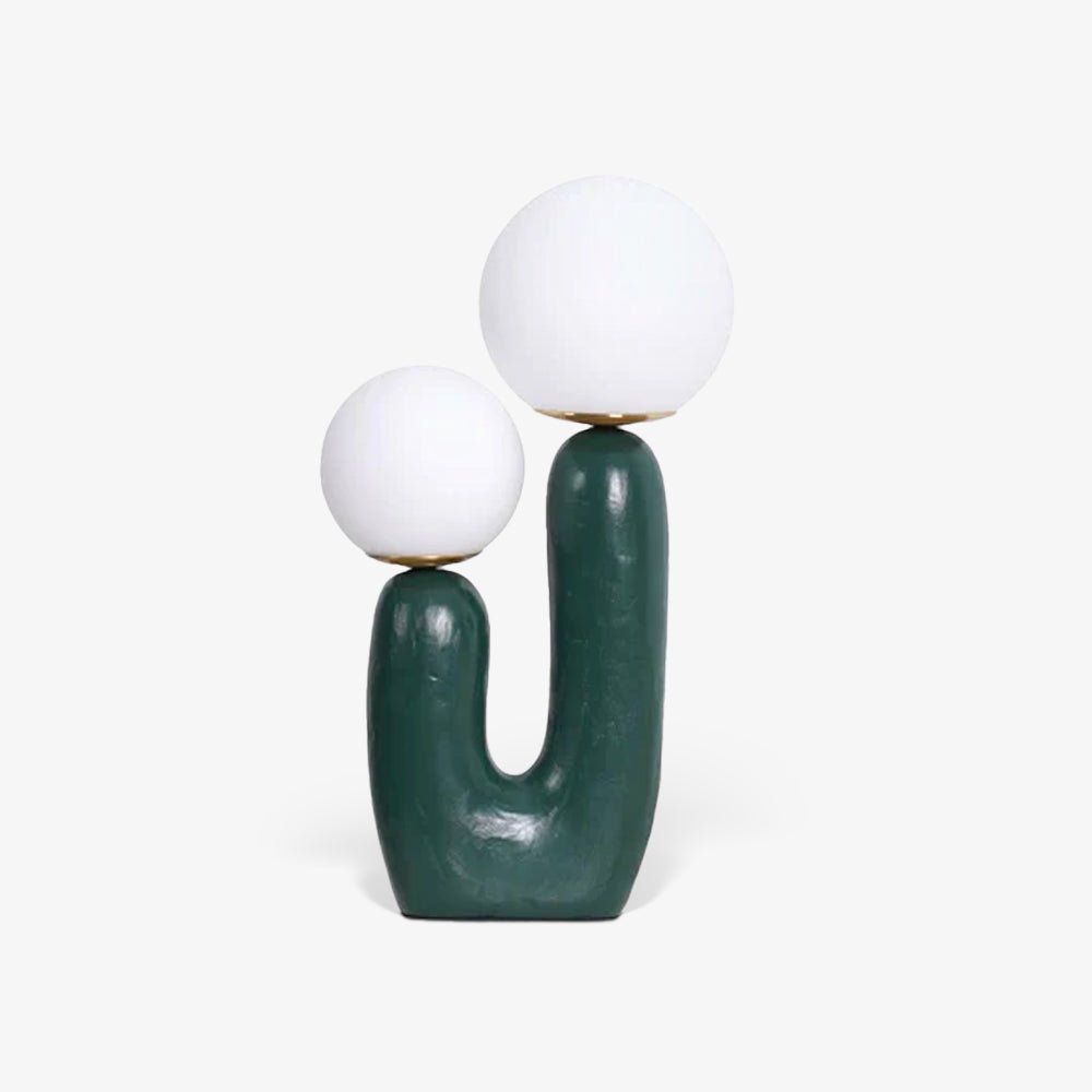 Delira Tafellamp Sculpturaal Met Glazen Kap