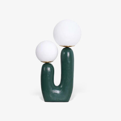 Delira Tafellamp Sculpturaal Met Glazen Kap
