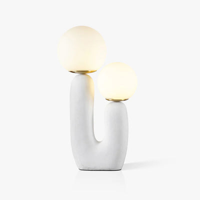 Delira Tafellamp Sculpturaal Met Glazen Kap