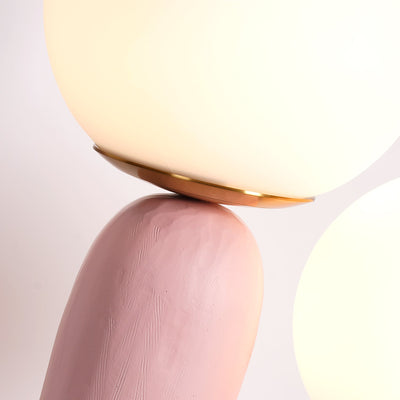 Delira Tafellamp Sculpturaal Met Glazen Kap