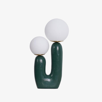 Delira Tafellamp Sculpturaal Met Glazen Kap