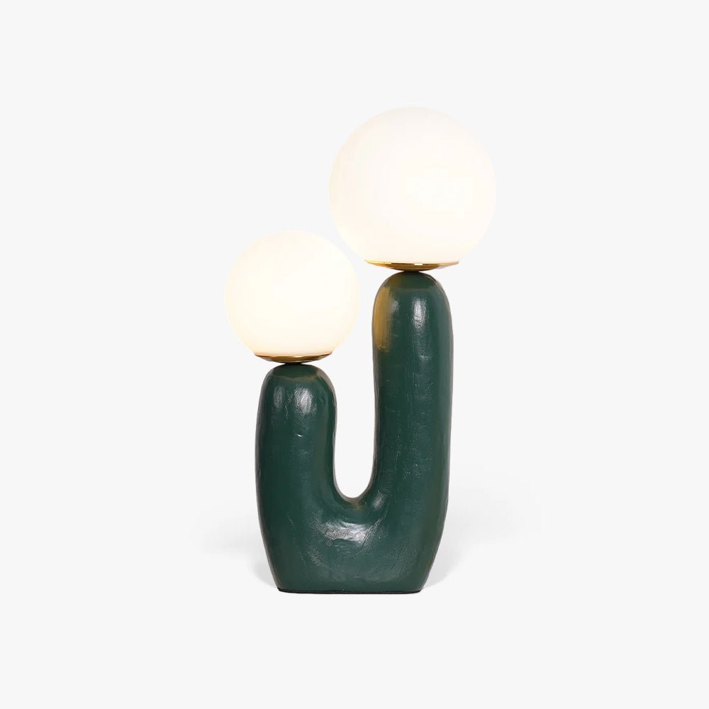 Delira Tafellamp Sculpturaal Met Glazen Kap