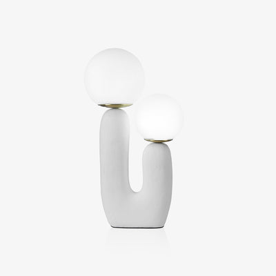 Delira Tafellamp Sculpturaal Met Glazen Kap
