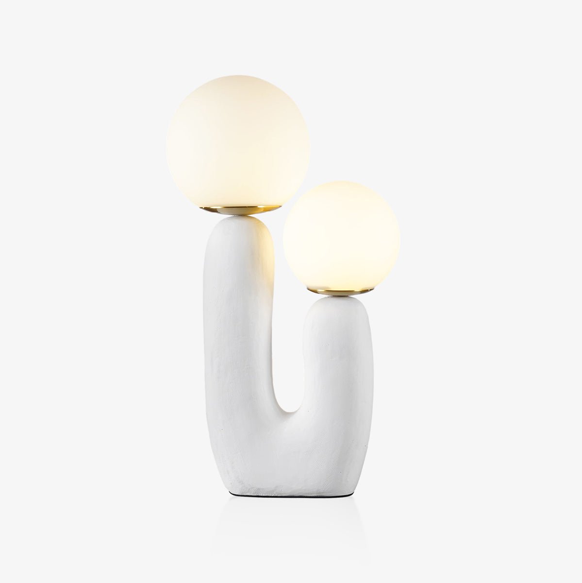 Delira Tafellamp Sculpturaal Met Glazen Kap
