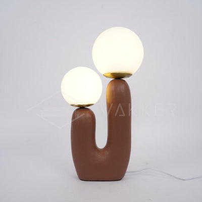 Delira Tafellamp Sculpturaal Met Glazen Kap