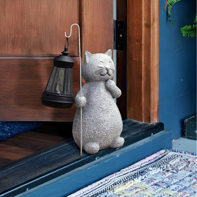Delira Solar Kattenbeeld Buitenlamp Decoratie