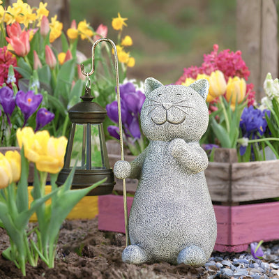 Delira Solar Kattenbeeld Buitenlamp Decoratie